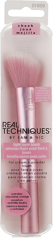 Кисть для румян и бронзера - Real Techniques Light Layer Blush — фото N2