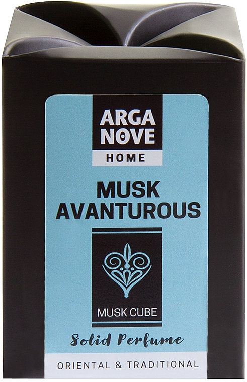 Ароматический кубик для дома - Arganove Solid Perfume Cube Musk Avanturous — фото N1