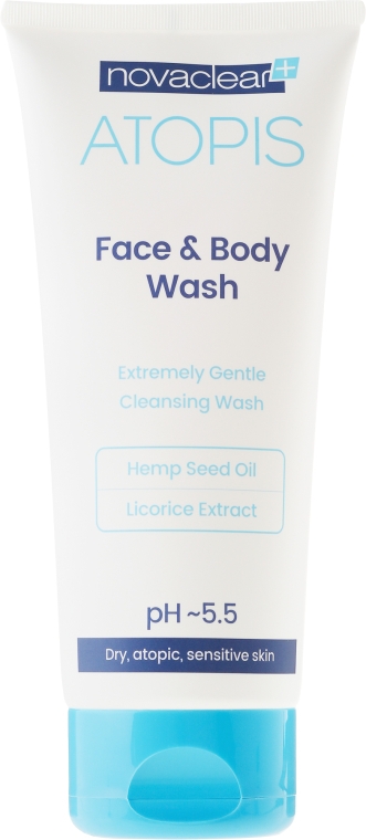 Средство для мытья лица и тела - Novaclear Atopis Face & Body Wash — фото N3