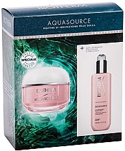 Парфумерія, косметика Набір - Biotherm Aquasource (f/cr/50ml + clean/milk/200ml)