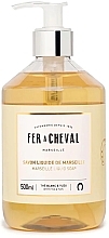Парфумерія, косметика Рідке марсельське мило "Білий чай та юзу" - Fer A Cheval Marseille Liquid Soap White Tea & Yuzu