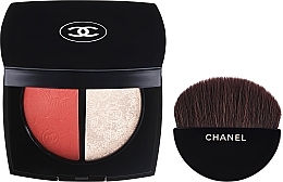 Палетка: рум'яна та пудра з ефектом сяйва - Chanel Jardin Imaginaire Blush And Highlighter Duo — фото N1