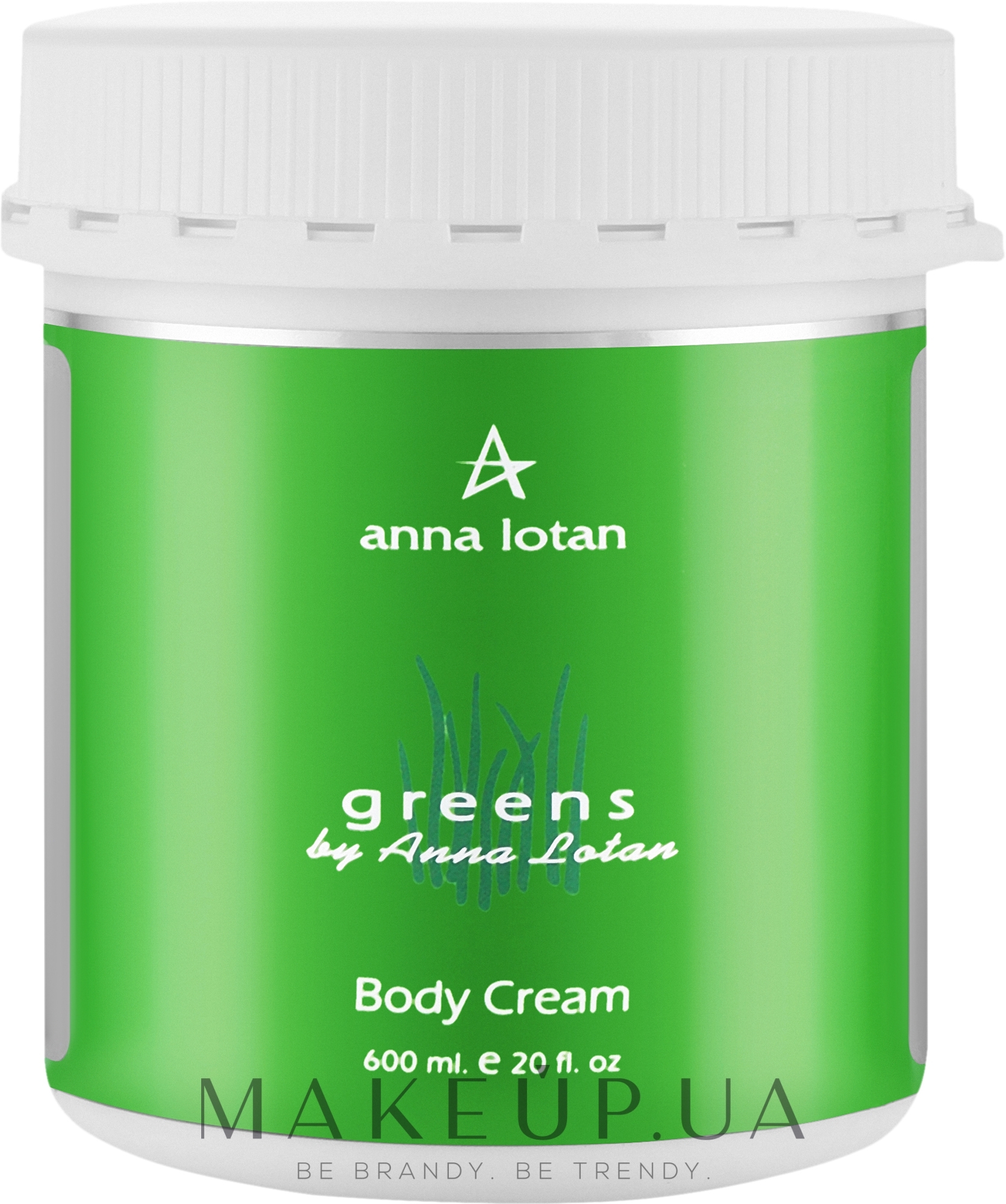 Крем для тіла - Anna Lotan Greens Naturally Preserved Body Cream — фото 600ml