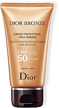 Духи, Парфюмерия, косметика Солнцезащитный крем для лица - Dior Bronze Beautifying Protective Creme Sublime Glow SPF50