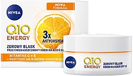 Крем проти зморшок Q10 plus, надає шкірі енергію, SPF15 - NIVEA Q10 Plus Energizing Day Cream Anti-Wrinkle SPF15 — фото N3
