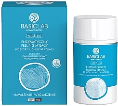 Ензимний очищувальний пілінг для сухої та чутливої шкіри - BasicLab Dermocosmetics Micellis — фото N1