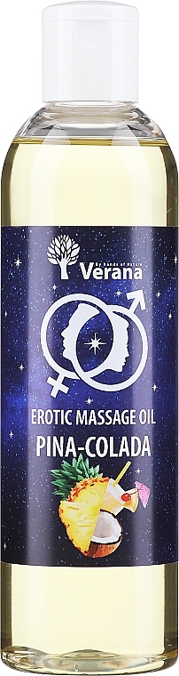 Олія для еротичного масажу "Піна колада" - Verana Erotic Massage Oil Pina-Colada — фото N3