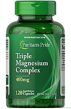 Диетическая добавка "Магний" - Puritan's Pride Triple Magnesium Complex 400 Mg — фото N1