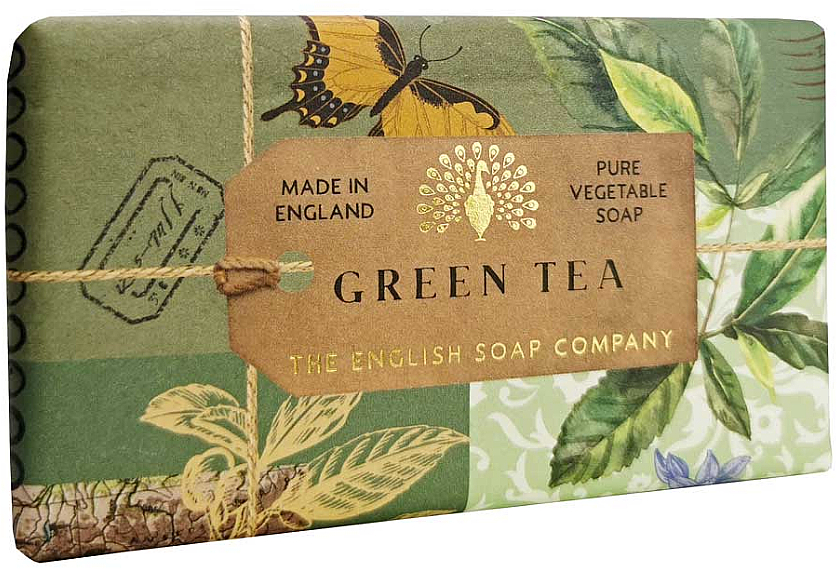 Мыло "Зеленый чай" - The English Anniversary Green Tea Soap — фото N1