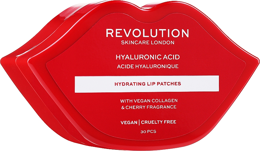 Увлажняющие патчи для губ с гиалуроновой кислотой - Revolution Skincare Hydrating Hyaluronic Lip — фото N1