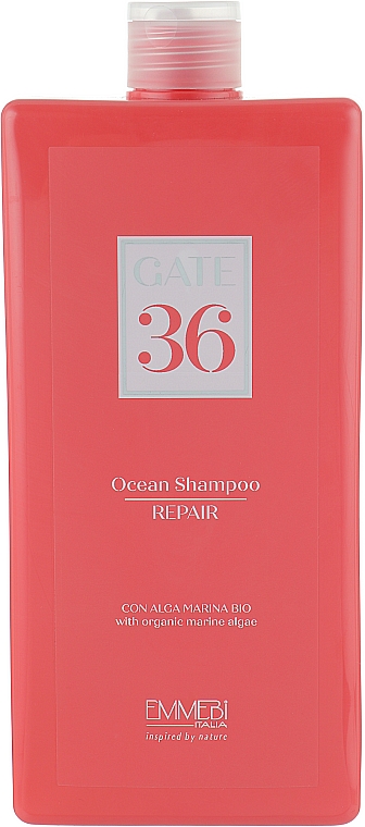Відновлювальний шампунь для волосся - Emmebi Italia Gate 36 Wash Ocean Shampoo Repair — фото N3