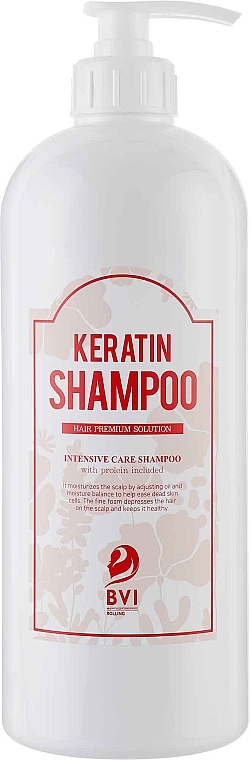 Кератиновий шампунь для волосся - BVI Rolling Keratin Shampoo — фото N1
