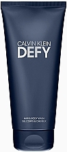 Парфумерія, косметика Calvin Klein Defy - Набір (edt/100ml + edt/10ml + sh/gel/100ml)