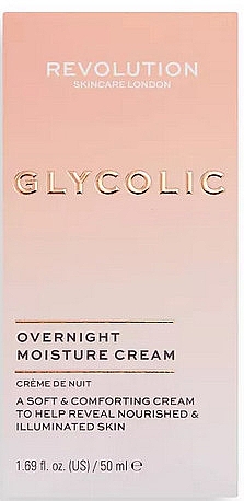 Нічний гліколевий крем для обличчя - Revolution Skincare Glycolic Overnight Moisture Cream — фото N2