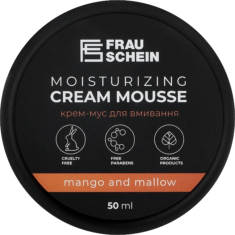 Крем-мус для вмивання "Манго та Мальва" - Frau Schein Moisturizing Cream Mousse