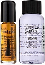Набор - Mehron Makeup Spirit Gum And Spirit Gum Remover Combo Set (glue/4ml + remover/30ml) — фото N2