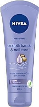 Крем для рук "Гладенькі руки & догляд за нігтями" - NIVEA Smooth Hands & Nail Care Hand Cream — фото N1