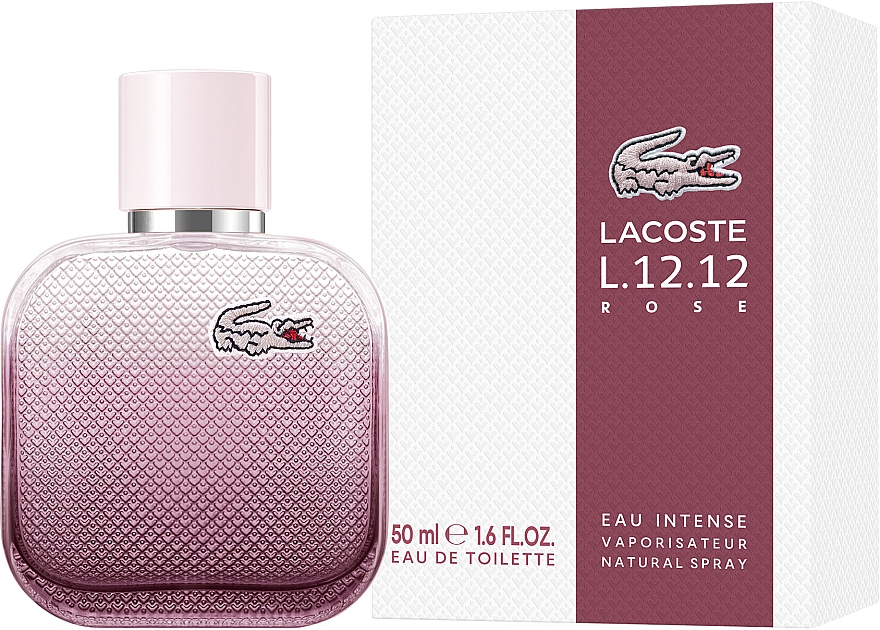 Lacoste L.12.12 Rose Eau Intense - Туалетная вода  — фото N2