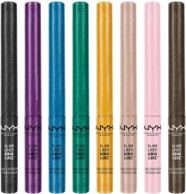 Духи, Парфюмерия, косметика Сияющая подводка для глаз - NYX Professional Makeup Glam Liner Aqua Luxe Collection