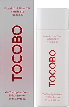 Тонувальний сонцезахисний крем - Tocobo Vita Tone Up Sun Cream SPF50+ PA++++ — фото N2