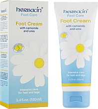 Парфумерія, косметика Крем для ніг - Herbacin Foot Cream With Camomille and Urea