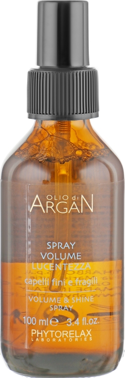 Спрей для об’єму та блиску волосся ARGAN PhL - Phytorelax Laboratories Argan Volume & Shine Spray — фото N1