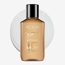 Арганова олія для сухого і ламкого волосся - Redken All Soft Argan-6 Multi-Care Oil — фото N2