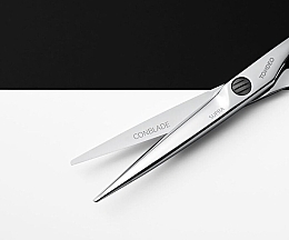 Ножиці перукарські прямі S-Line Supra Offset, 13.97 см - Tondeo 5.5" Black — фото N4