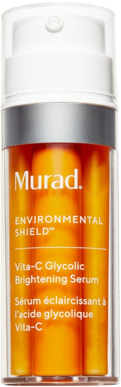 Освітлювальна сироватка для обличчя - Murad Environmental Shield Vita-C Glycolic Brightening Serum