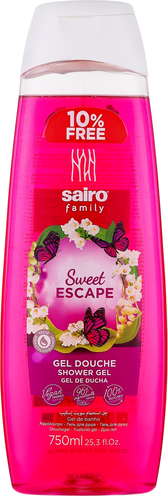 Гель для душу "Солодка втеча" - Sairo Sweet Escape Shower Gel — фото 750ml