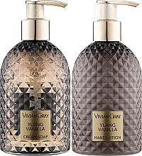 Набор - Vivian Grey Gemstone Ylang & Vanilla (h/lot/300ml + soap/300ml) — фото N2