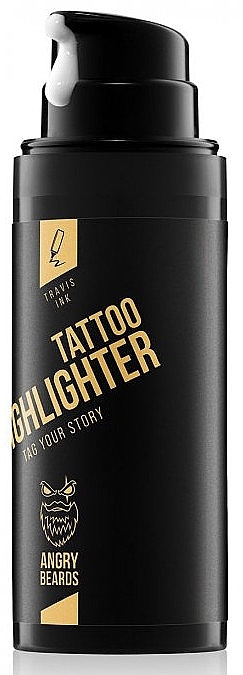 Крем-хайлайтер для татуировок - Angry Beards Tattoo Highlighter Travis Ink — фото N2