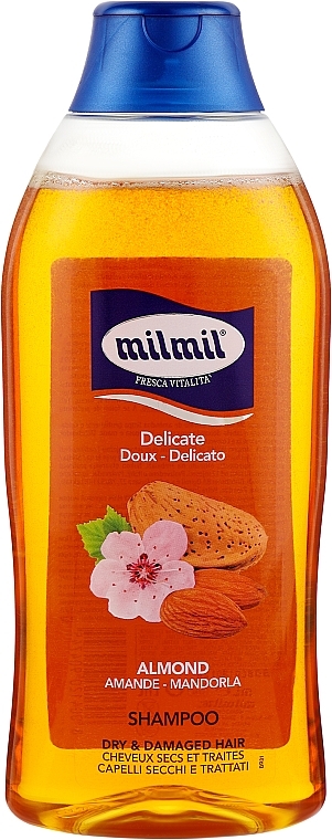 Шампунь для сухих и поврежденных волос с экстрактом миндаля - Mil Mil Almond Shampoo