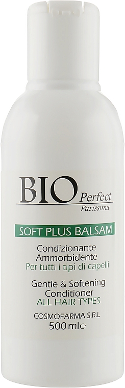 Кондиционер для всех типов волос - Cosmofarma Bio Perfect Purissima Soft Plus Balsam  — фото N1