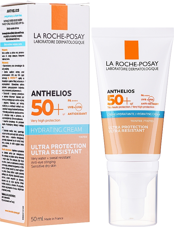 Солнцезащитный BB-крем для кожи лица и кожи вокруг глаз SPF 50 - La Roche-Posay Anthelios Ultra Comfort Tinted BB Cream SPF 50+ — фото N3