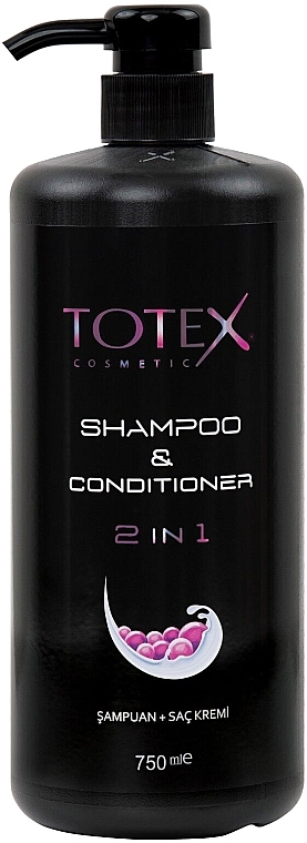 Шампунь-кондиціонер для волосся - Totex Cosmetic Shampoo & Conditioner 2 in 1 
