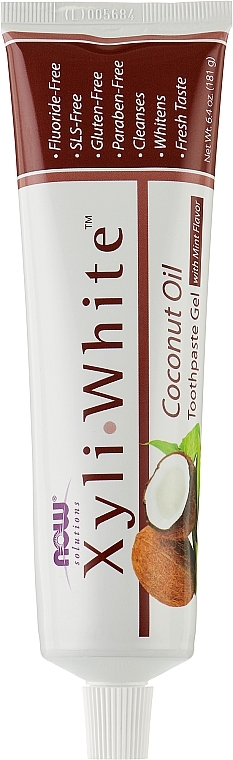 Зубная паста-гель с кокосовым маслом - Now Foods XyliWhite Coconut Oil Toothpaste Gel — фото N1