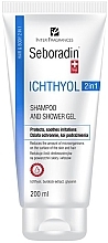 Шампунь і очищувальний гель для душу з іхтіолом 2 в 1 - Seboradin Ichthyol Hair Shampoo and Shower Gel — фото N2