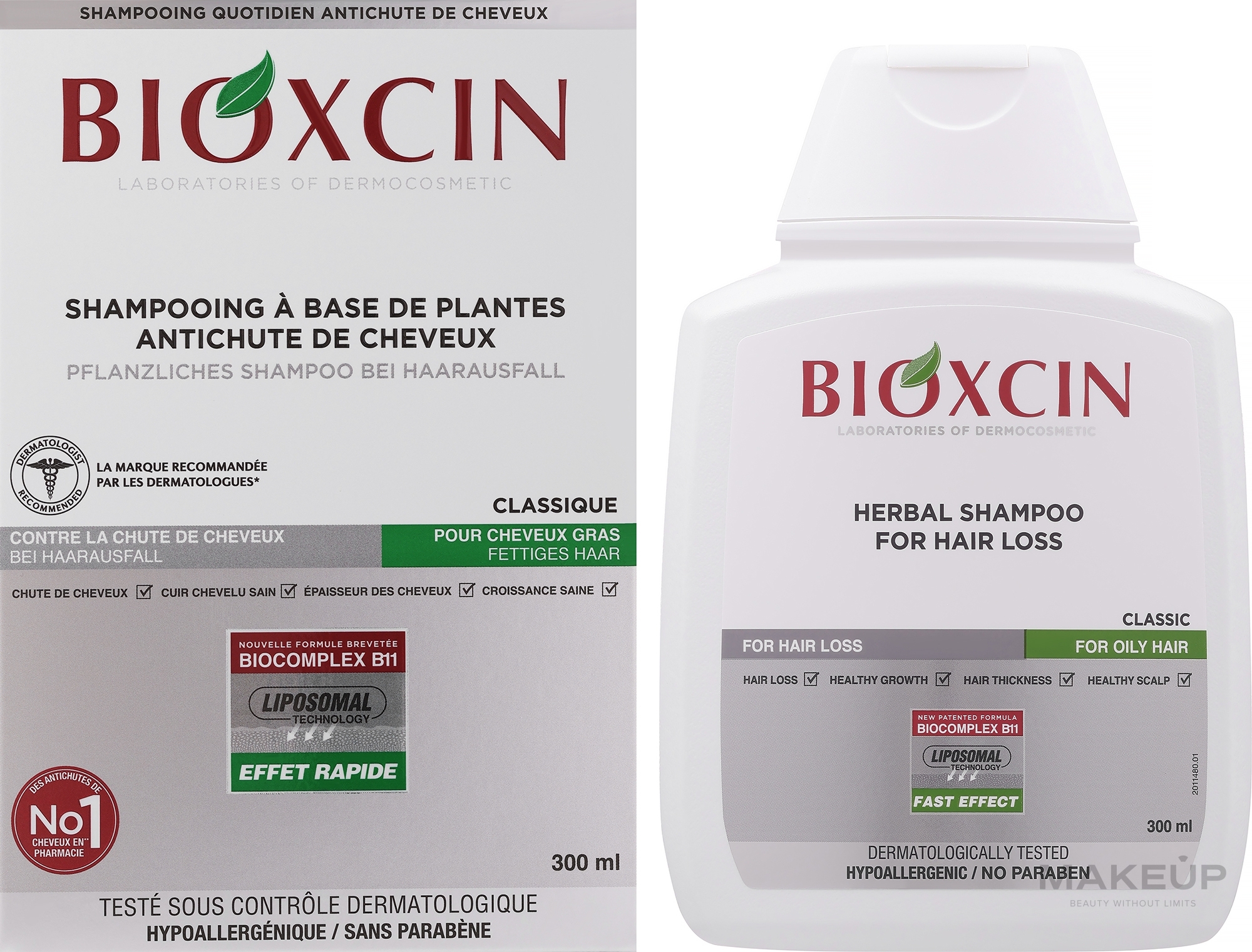 Шампунь против выпадения для жирных волос - Bioxcin Classic Shampoo  — фото 300ml