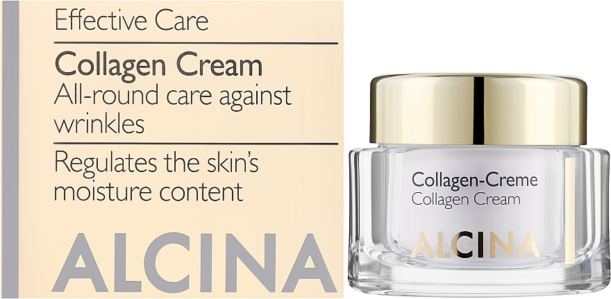 Антивіковий колагеновий крем для обличчя - Alcina Effective Care Collagen Cream — фото N1