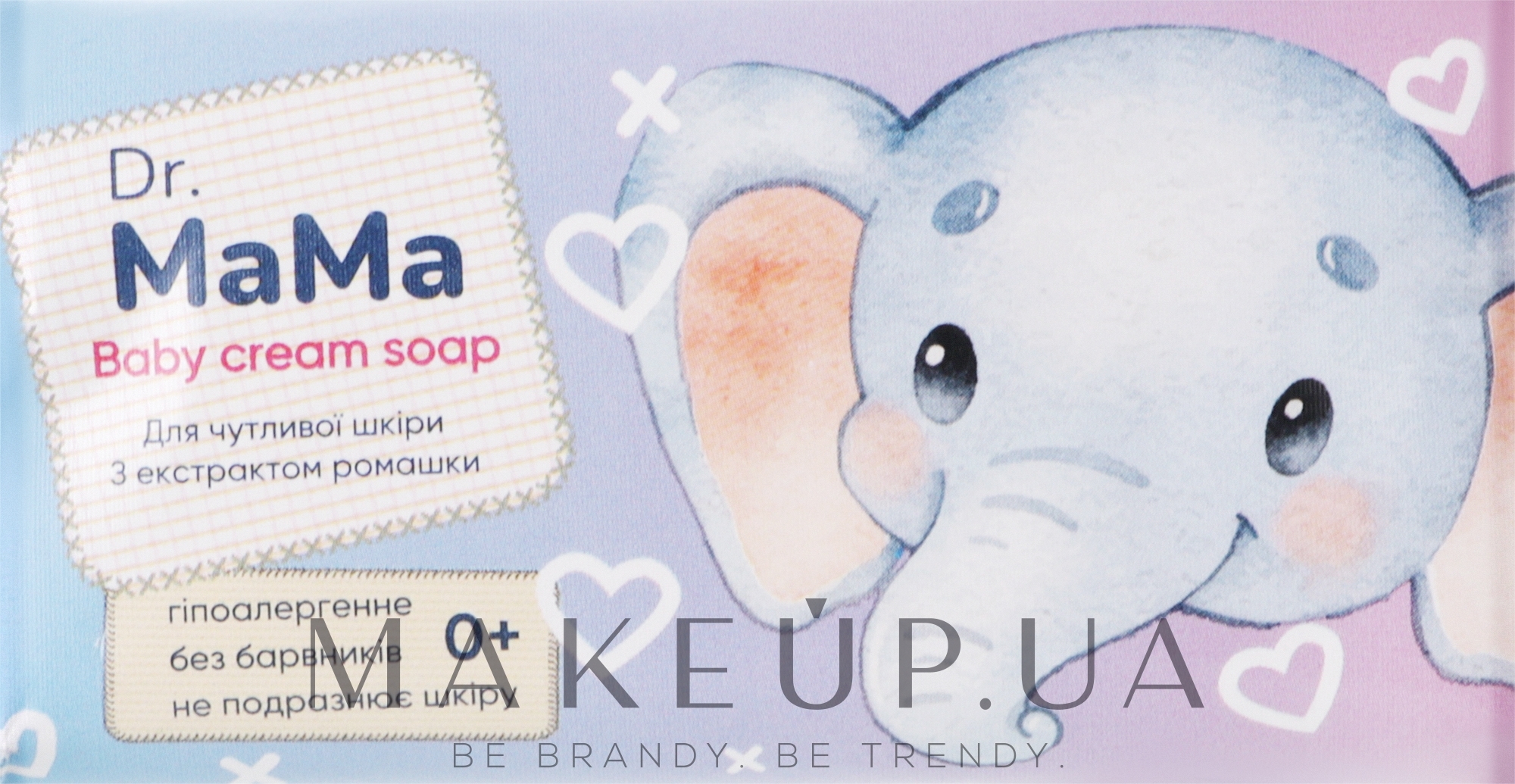 Мыло туалетное детское для чувствительной кожи "Ромашка" - Мыловаренные традиции Dr.Mama Baby Cream Soap — фото 90g