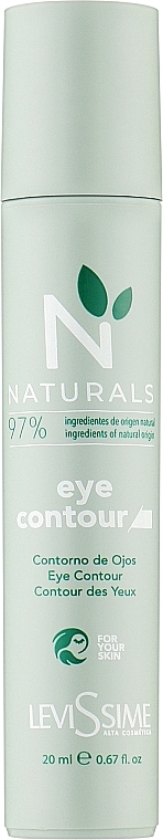 Сироватка для догляду за шкірою навколо очей - Levissime Naturals Eye Contour — фото N1