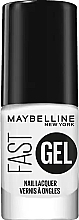 Топове покриття для нігтів - Maybelline New York Fast Gel Top Coat — фото N1