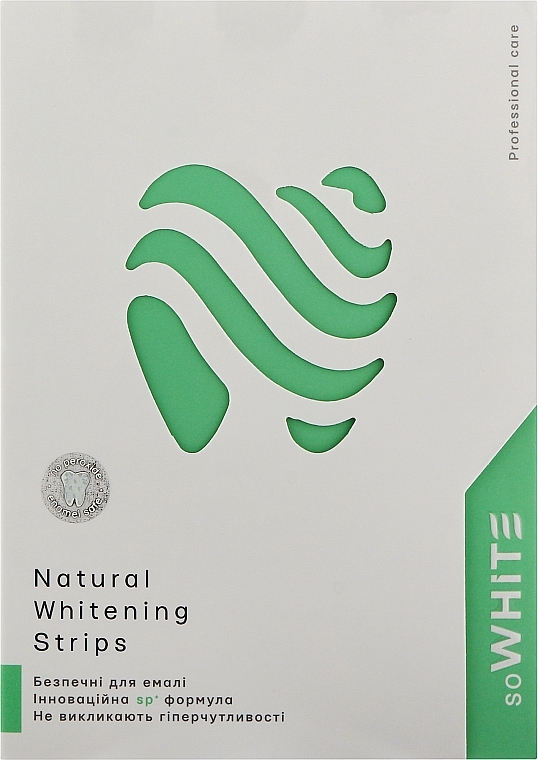 Відбілюючі смужки для зубів - SoWhite Natural Whitening Strips — фото N2