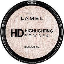 Парфумерія, косметика Хайлайтер - LAMEL Make Up HD Highlighting Powder