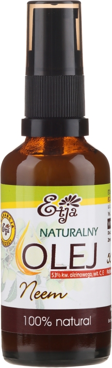 Натуральное масло семян нима - Etja Natural Neem Oil — фото N2