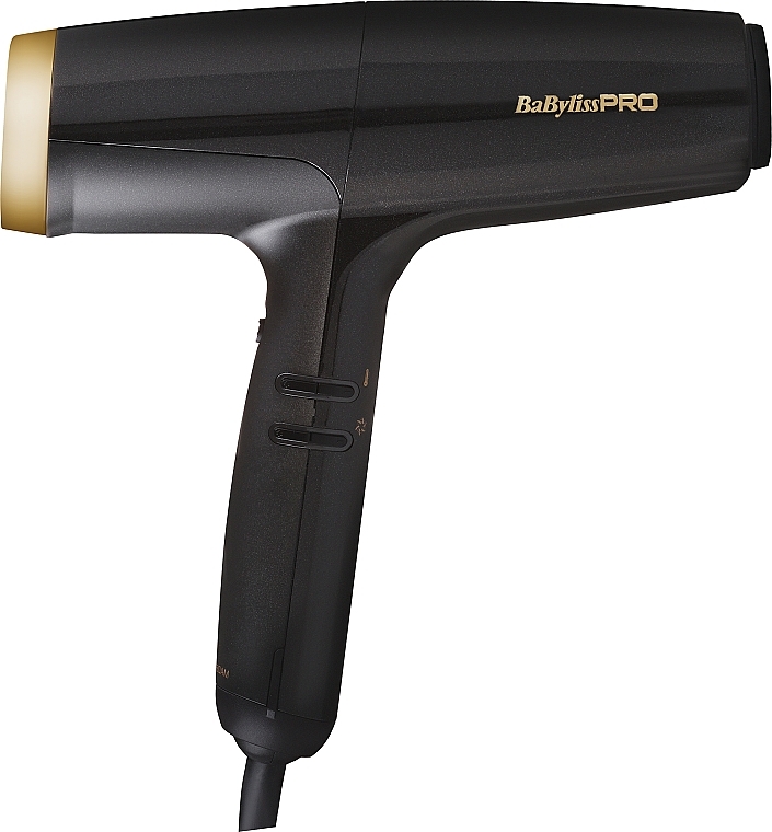 Фен для волос - BaByliss Pro Falco Grey&Gold BAB8550E — фото N1