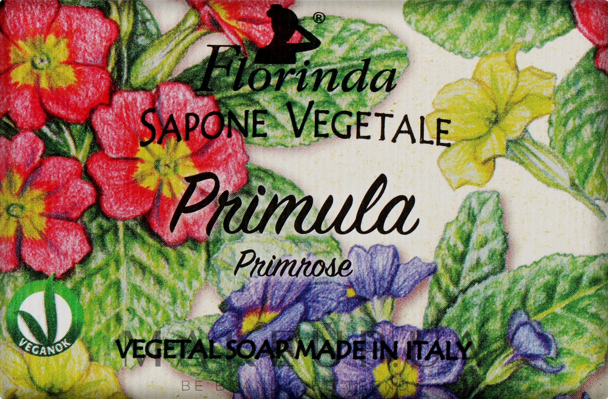 Мыло натуральное "Примула" - Florinda Primrose Vegetal Soap — фото 50g