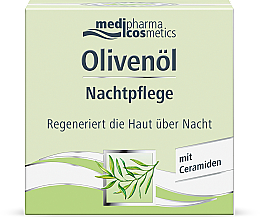 Крем для лица "Ночной уход с керамидами" - D'oliva Pharmatheiss (Olivenöl) Cosmetics — фото N2