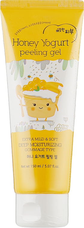 Гель-пилинг для лица "Мед" - Esfolio Honey Yogurt Face Peeling Gel Mild & Soft Gommage